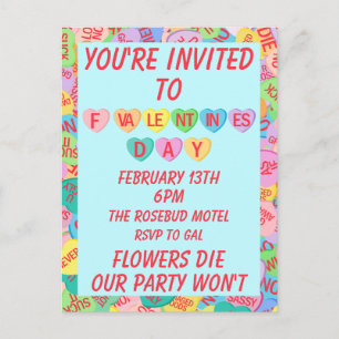 Carte Postale Candy Hearts V. 2.0