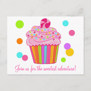 Carte Postale Candy Surprise Cupcake