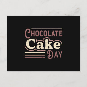 Carte Postale Candy Sweet Chocolate Jour Gâteau Idée cadeau de c