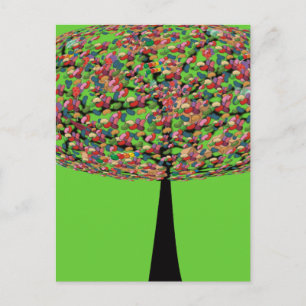 Carte Postale Candy Tree