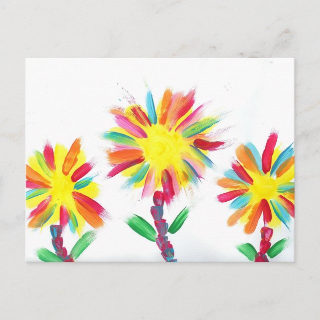 Carte Postale Candy Waters Artiste de l'autisme (Devant)