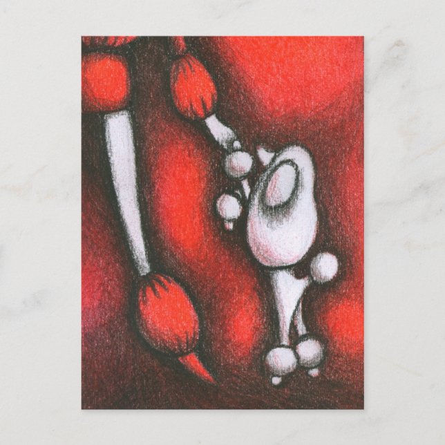 Carte Postale caniche (Devant)