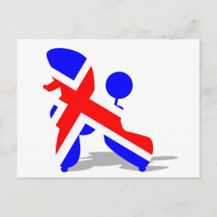 Carte Postale Caniche british