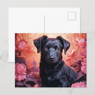Carte postale Canine Brilliance in Gardens