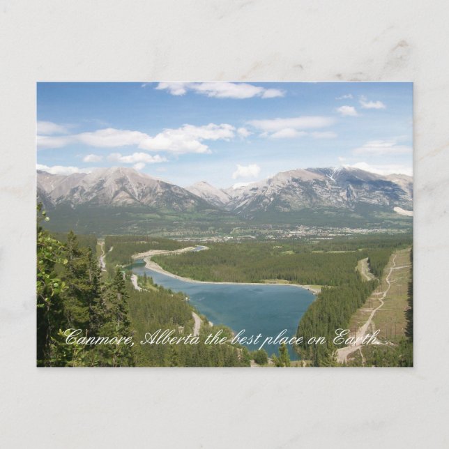 Carte Postale Canmore, Alberta le meilleur endroit sur Ea... (Devant)