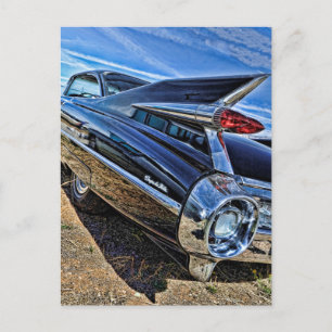 Carte Postale canne chaude cadillac 1959