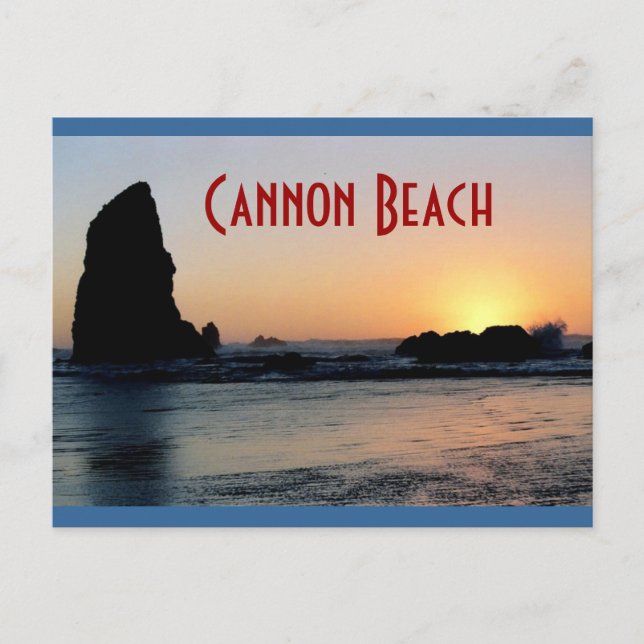 Carte postale Cannon Beach (Devant)