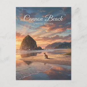 Carte Postale Cannon Beach Oregon