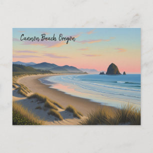 Carte Postale Cannon Beach Oregon Travel
