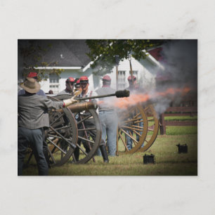 Carte Postale Cannon de guerre civile