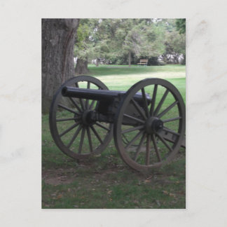Carte Postale Cannon de guerre civile à Gettysburg
