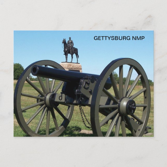 CARTE POSTALE CANNON ET LE MONUMENT DE LA VIANDE (Devant)