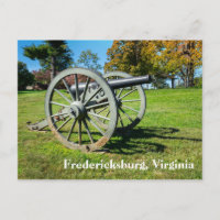 Canon sur le champ de bataille de Fredericksburg