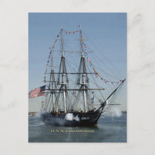 Carte Postale Canons de tir de la Constitution américaine