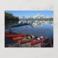 Canots et Colter Bay Grand Teton National Park