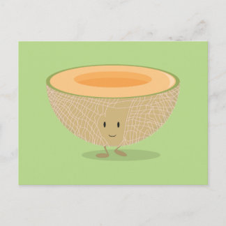 Carte Postale Cantaloupe souriant