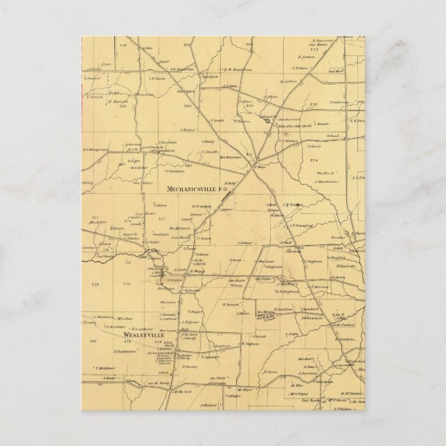 Carte Postale Canton d'Irwin (Devant)
