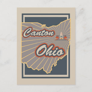 Carte postale Canton, Ohio - Carte postale Voyage 