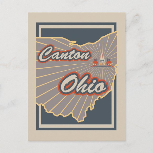 Carte postale Canton, Ohio - Carte postale Voyage  (Devant)