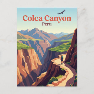 Carte Postale Canyon de Colca Pérou