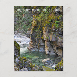 Carte Postale Canyon de Coquihalla en Colombie-Britannique Canad