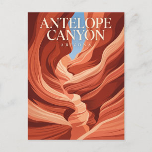 Carte Postale Canyon de l'Antilope Page Arizona