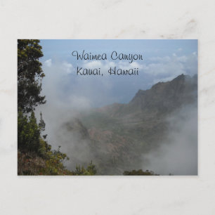 Carte Postale Canyon de Waimea - Kauai, Hawaï