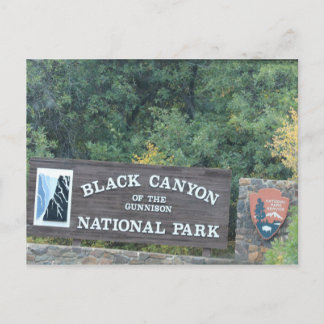 Carte Postale Canyon noir de la Gunnison