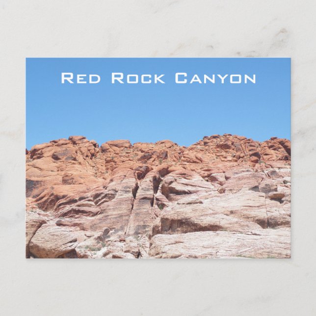 Carte Postale Canyon Red Rock (Devant)