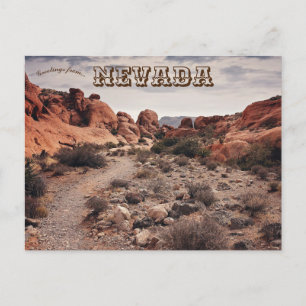 Carte Postale Canyon Red Rock Nevada États-Unis