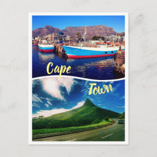 Carte Postale Cap Afrique du Sud Marina Tête du lion