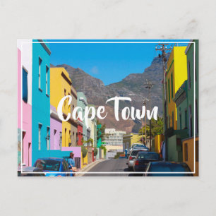 Carte Postale Cap Bo-Kaap Ville Afrique du Sud