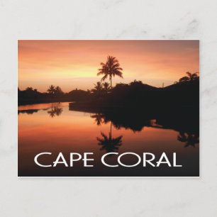 Carte Postale Cap Coral Floride coucher de soleil