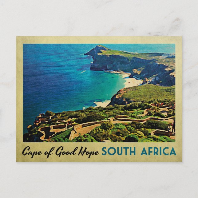 Carte Postale Cap de Bonne-Espérance Afrique du Sud (Devant)