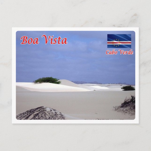 Carte Postale Cap Vert - Boa Vista - Désert - (Devant)