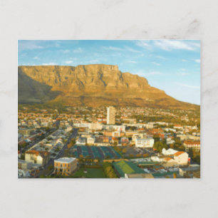 Carte Postale Cap Ville Avec La Montagne De La Table