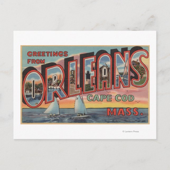 Carte Postale Cape Cod, Massachusetts (Orléans) (Devant)