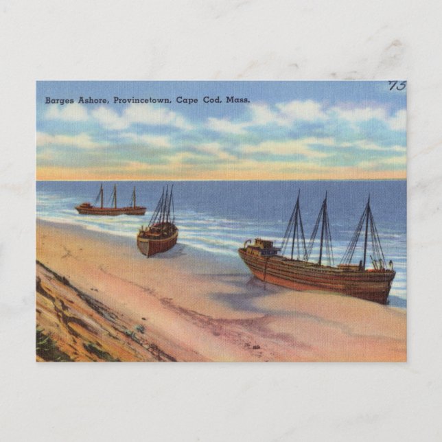 Carte Postale Cape Cod Massachusetts Vintage (Devant)