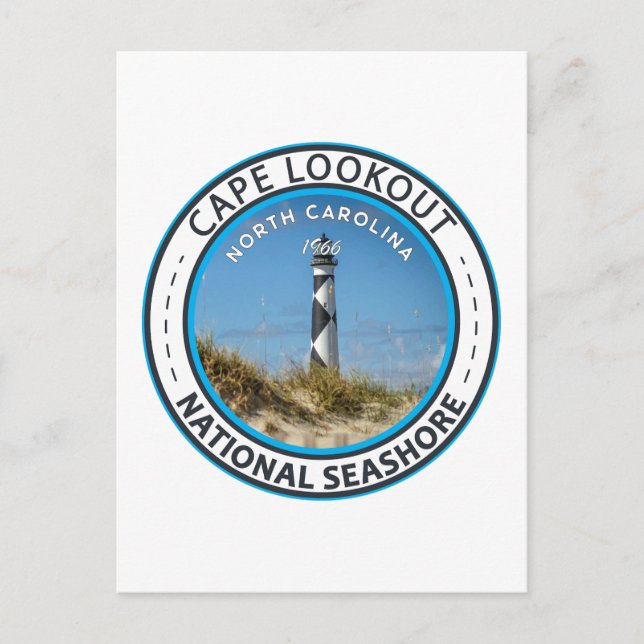 Carte Postale Cape Lookout National Seashore North Carolina (Devant)