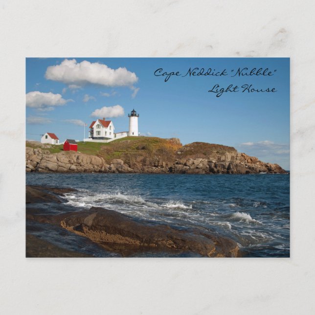 Carte Postale Cape Neddick "Nubble" Light House (Devant)