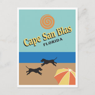 Carte Postale Cape San Blas, Floride, illustration