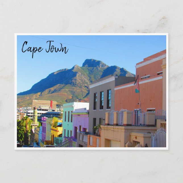 Carte Postale cape town bo kaap (Devant)