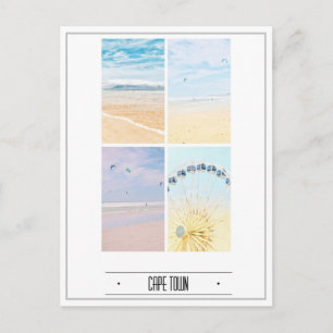 Carte Postale Cape Town Table Mountain Collage Pastel