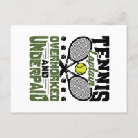 Capitaine de tennis surchargé de travail et sous-p