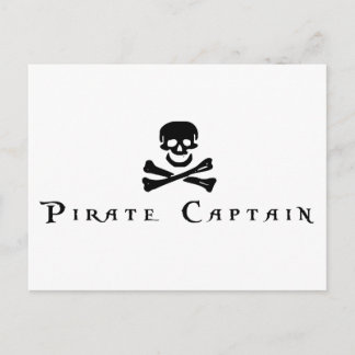Carte Postale Capitaine pirate