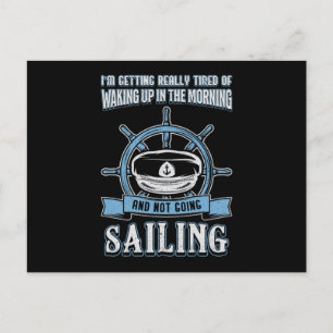 Carte Postale Capitaine Voilier Voilier Sea Sailor Idée cadeau