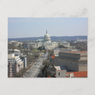 Carte Postale Capitol construisant le Washington DC d'avenue de