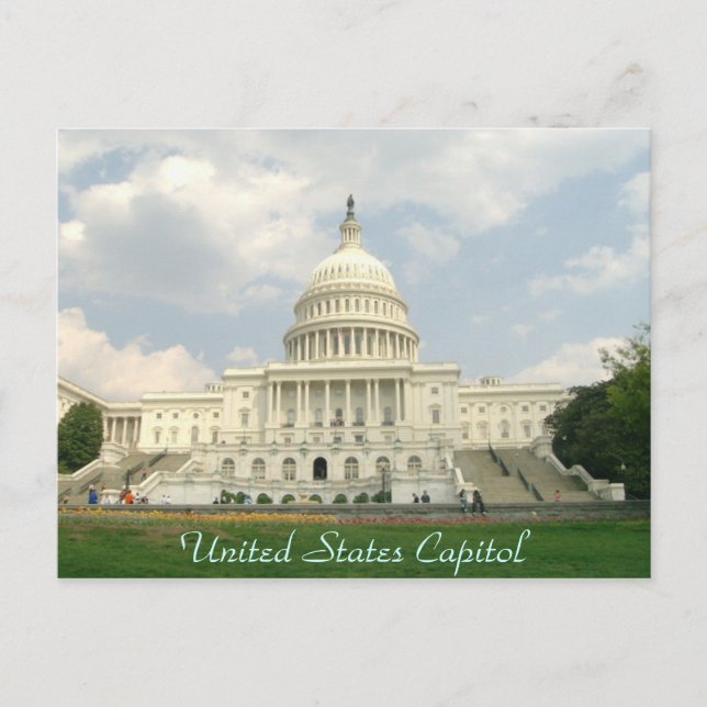 Carte postale Capitol des États-Unis (Devant)