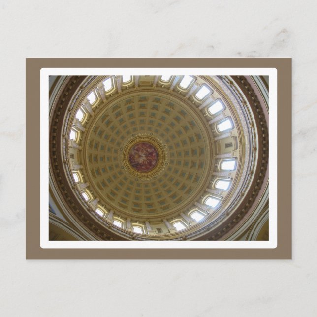 Carte Postale Capitol Dome - Madison (Devant)