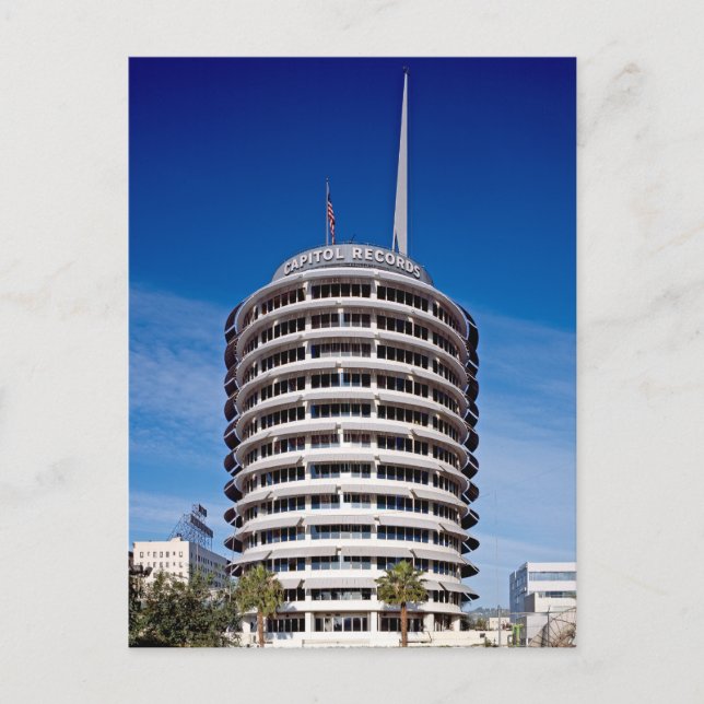Carte Postale Capitol Records Tower LA (Devant)